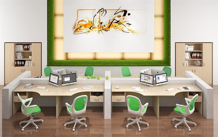 Мебель для персонала SIMPLE с эргономичными столами и тумбами в Сыктывкаре - изображение 6